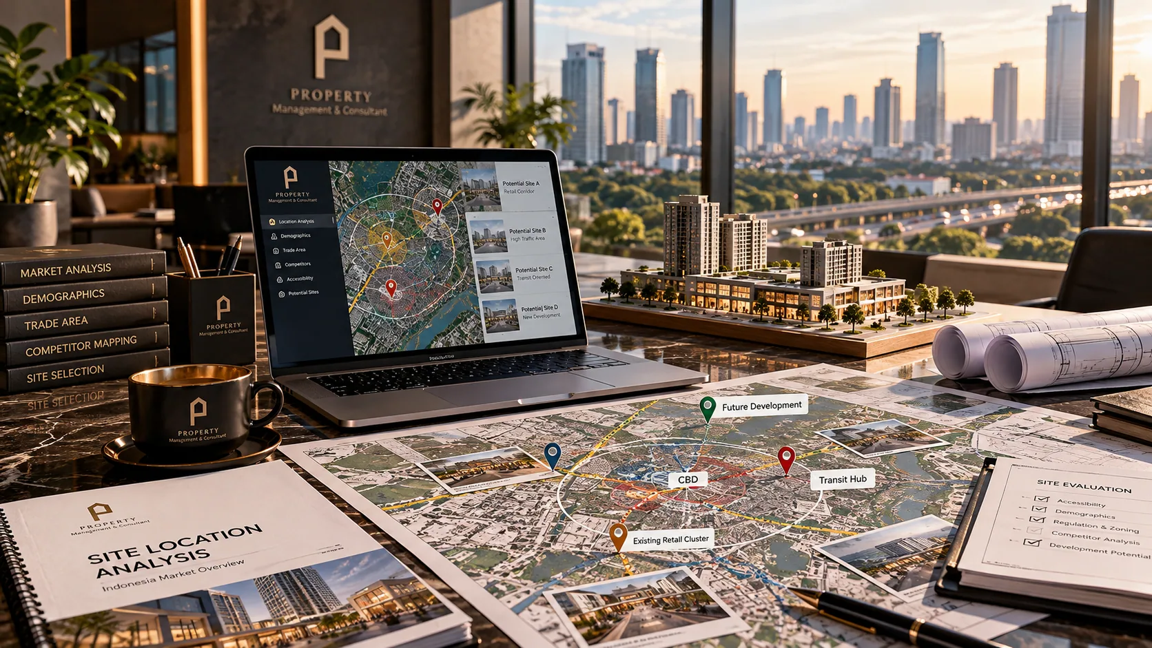 Finding retail location across Indonesia